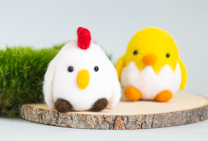 Hen and Chick Ornaments