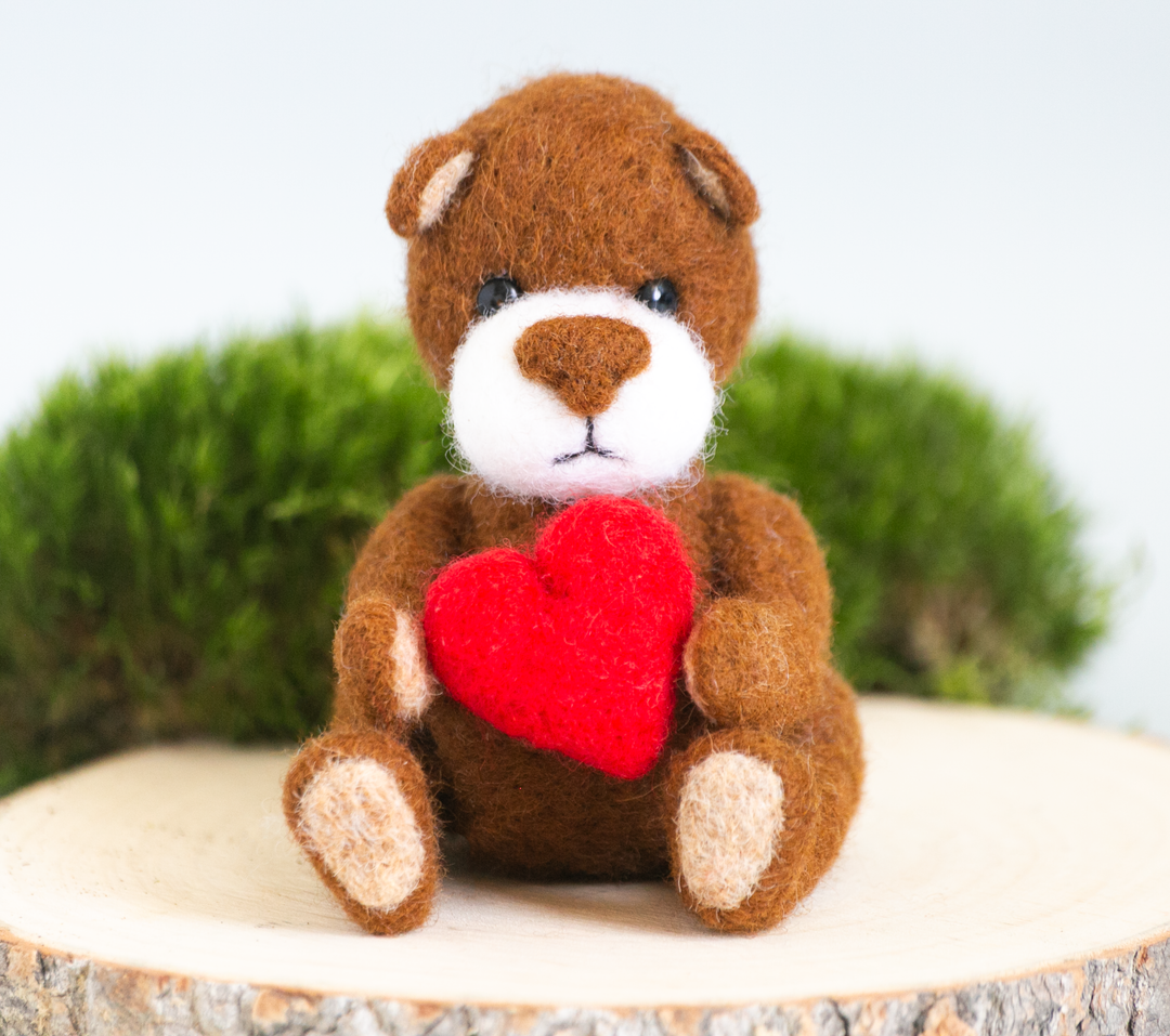 Needle Felted Teddy Bear