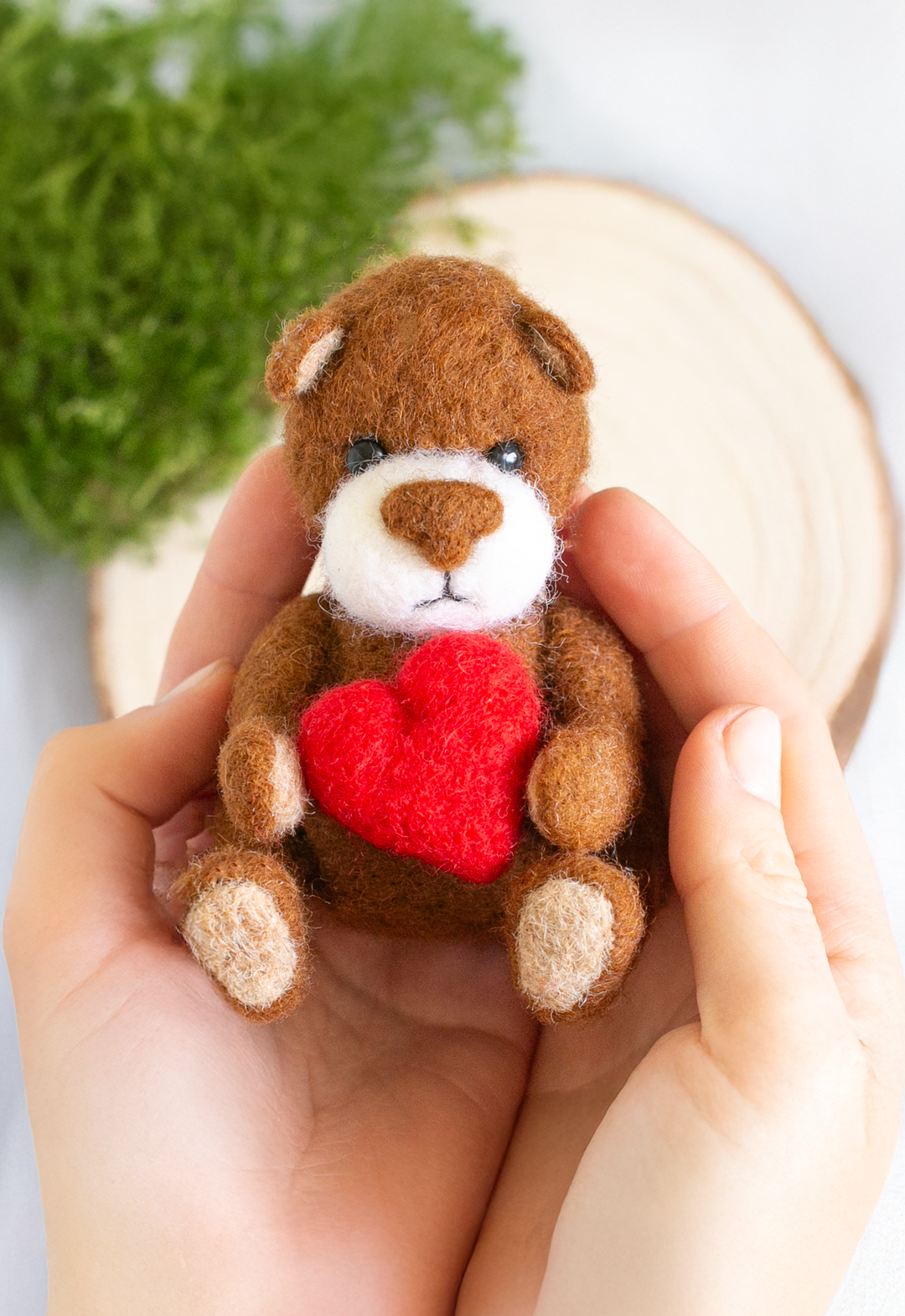 Needle Felted Teddy Bear