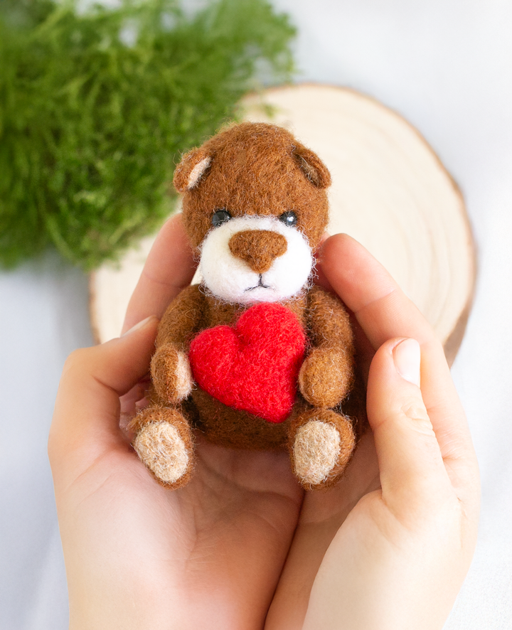 Needle Felted Teddy Bear