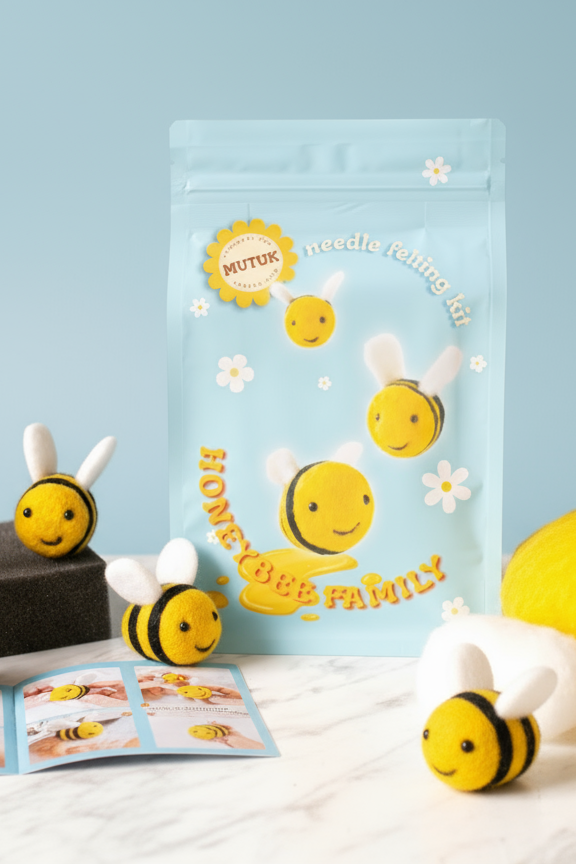 3 Cozy Needle Felting Kits Bundle π»π§π