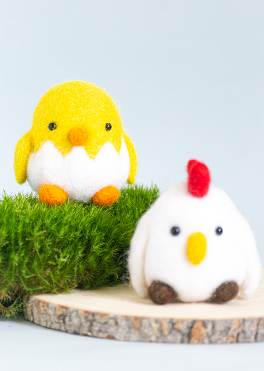 Hen and Chick Ornaments