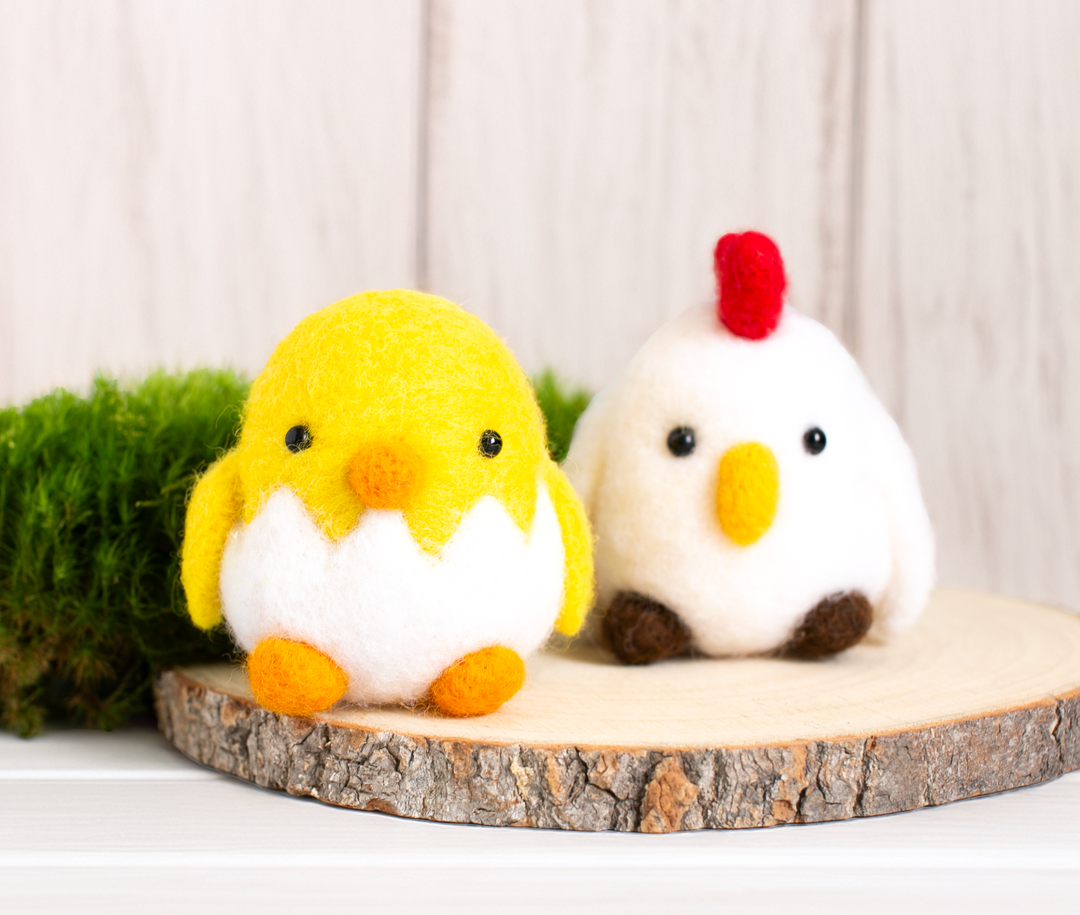 Hen and Chick Ornaments