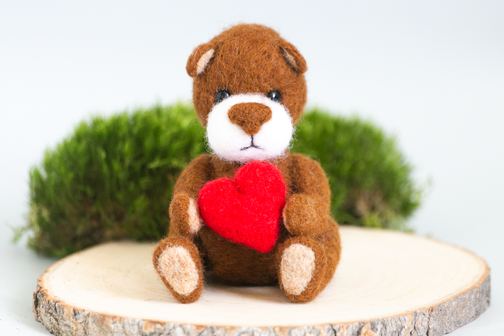 Needle Felted Teddy Bear