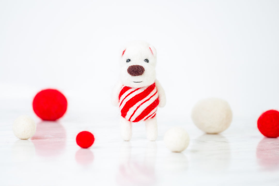 Candy Cane Bear