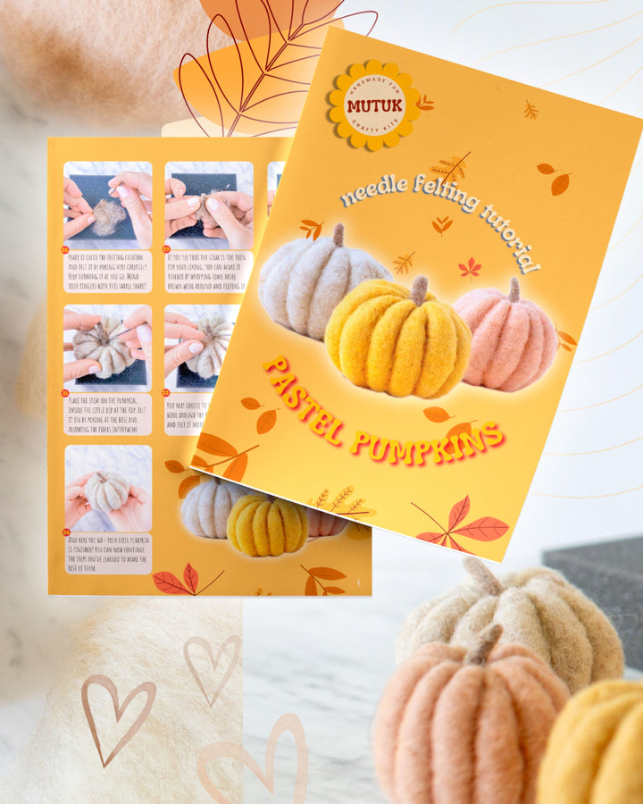 Pastel Pumpkins Felting Kit