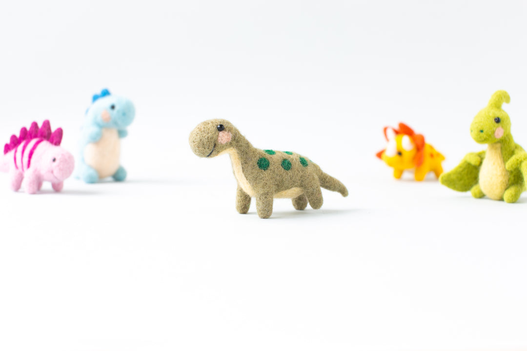 Needle Felted Baby Diplodocus