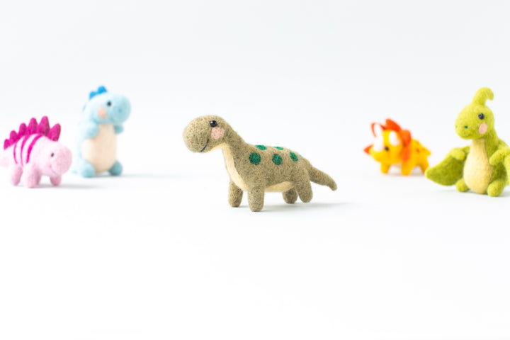 Needle Felted Baby Diplodocus