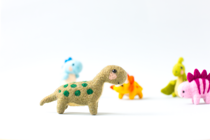 Needle Felted Baby Diplodocus