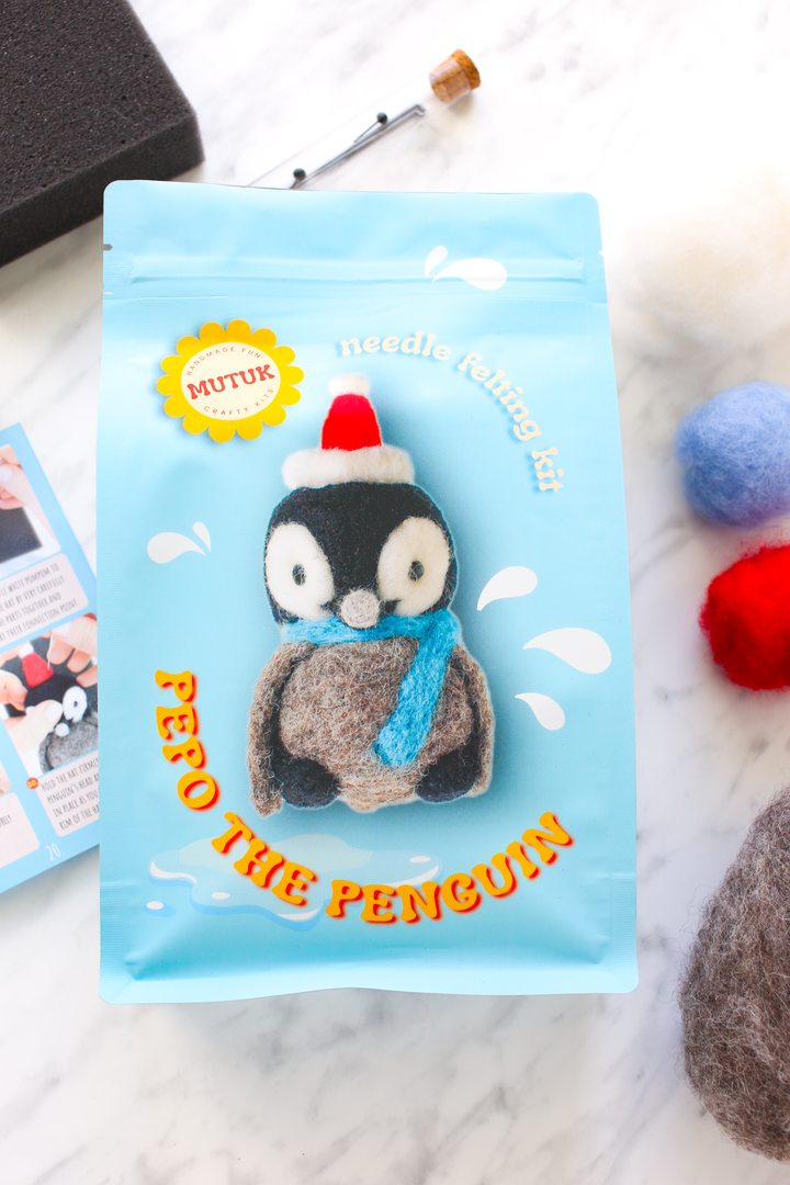 Penguin Needle Felting Kit