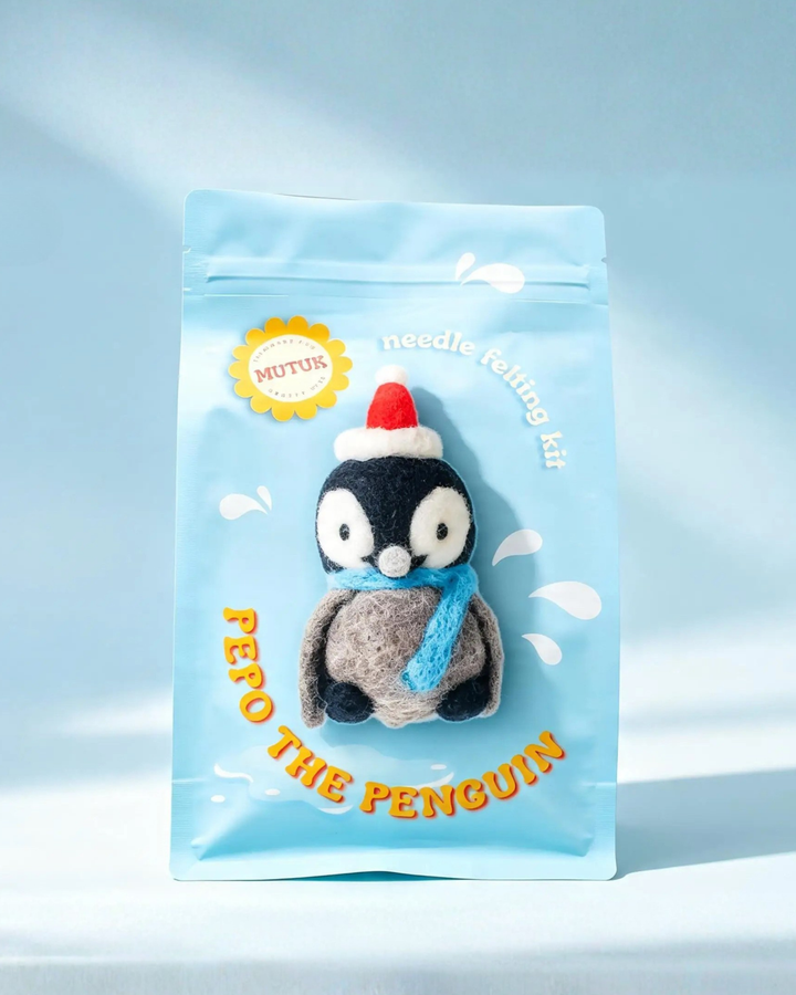 Penguin Needle Felting Kit