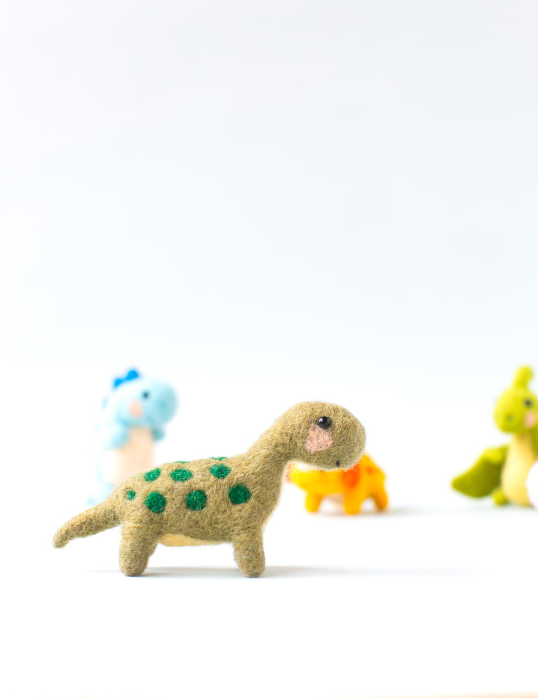 Needle Felted Baby Diplodocus