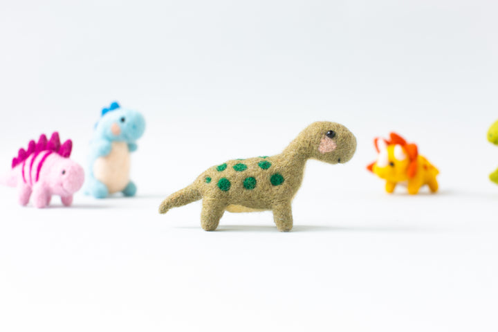 Needle Felted Baby Diplodocus